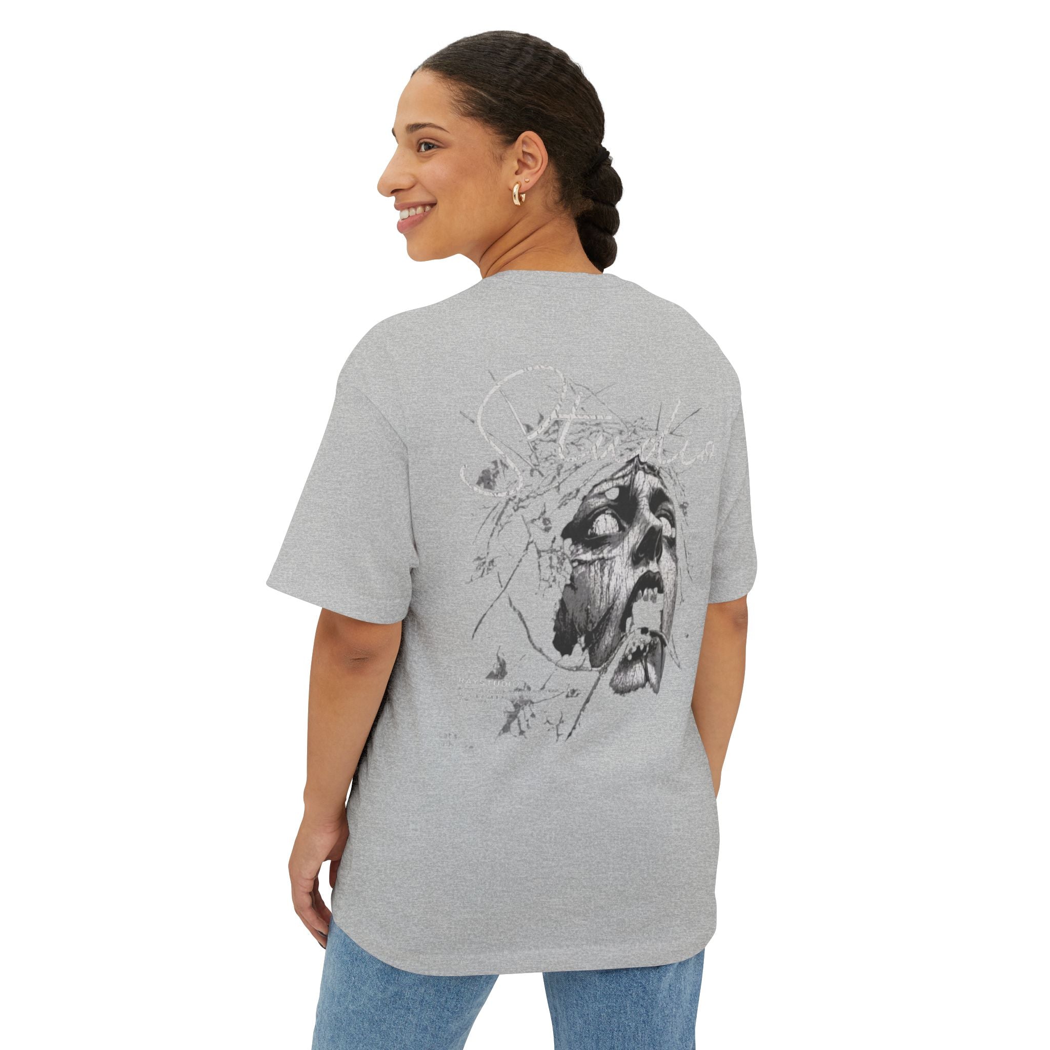 DarkLand Oversized Tee – Trendy & Relaxed Fit